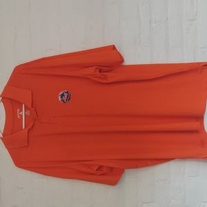 Men's New York Mets Antigua Orange Polo Shirt,  Size XXL, Perfect Condition